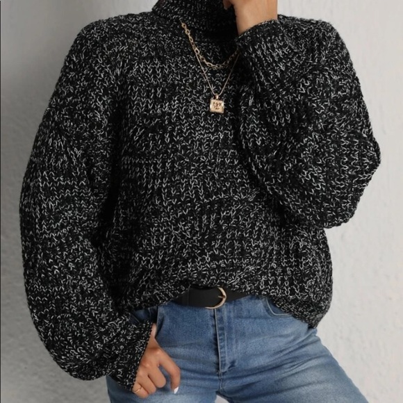 New black turtleneck sweater - Picture 5 of 5